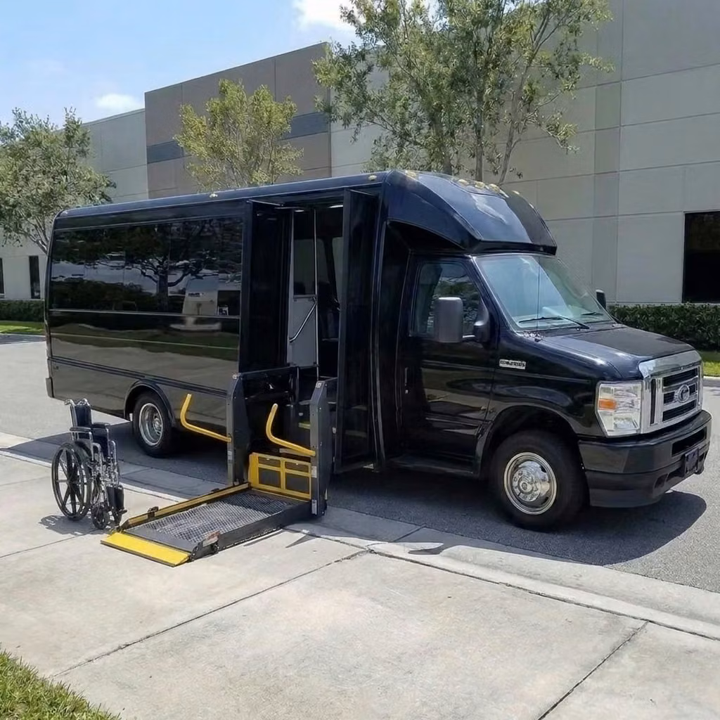 fort wayne 18 passenger minibus wheelchair lift