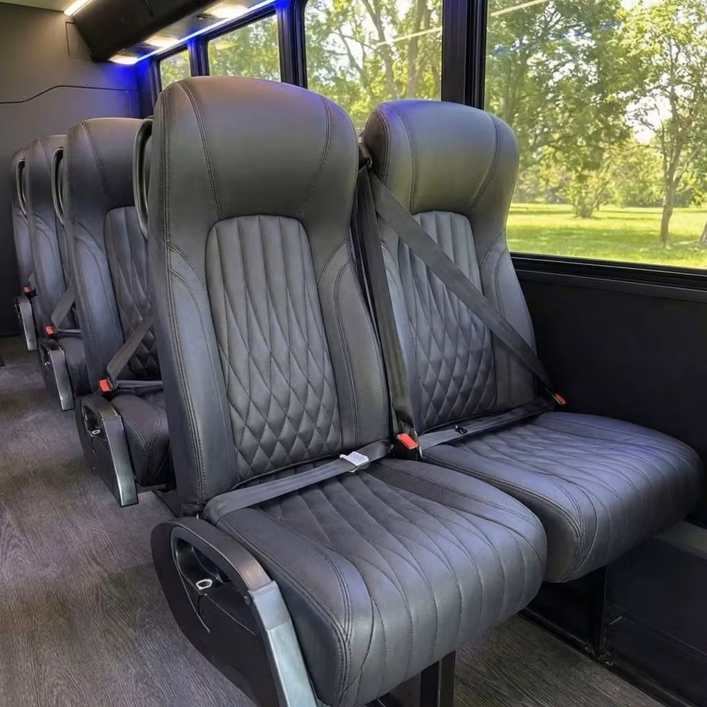 fort wayne 20 passenger minibus high back seats