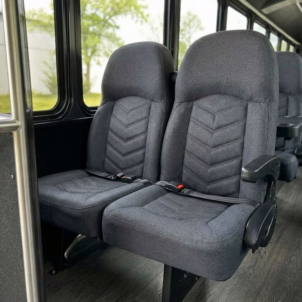 fort wayne 25 passenger minibus high back seats