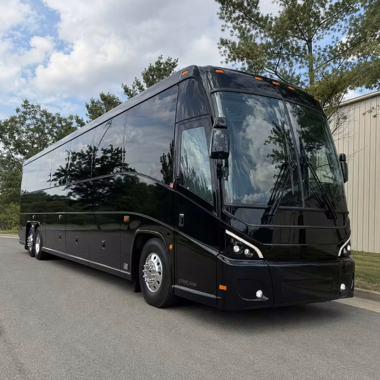 fort wayne 56 passenger charter bus rental