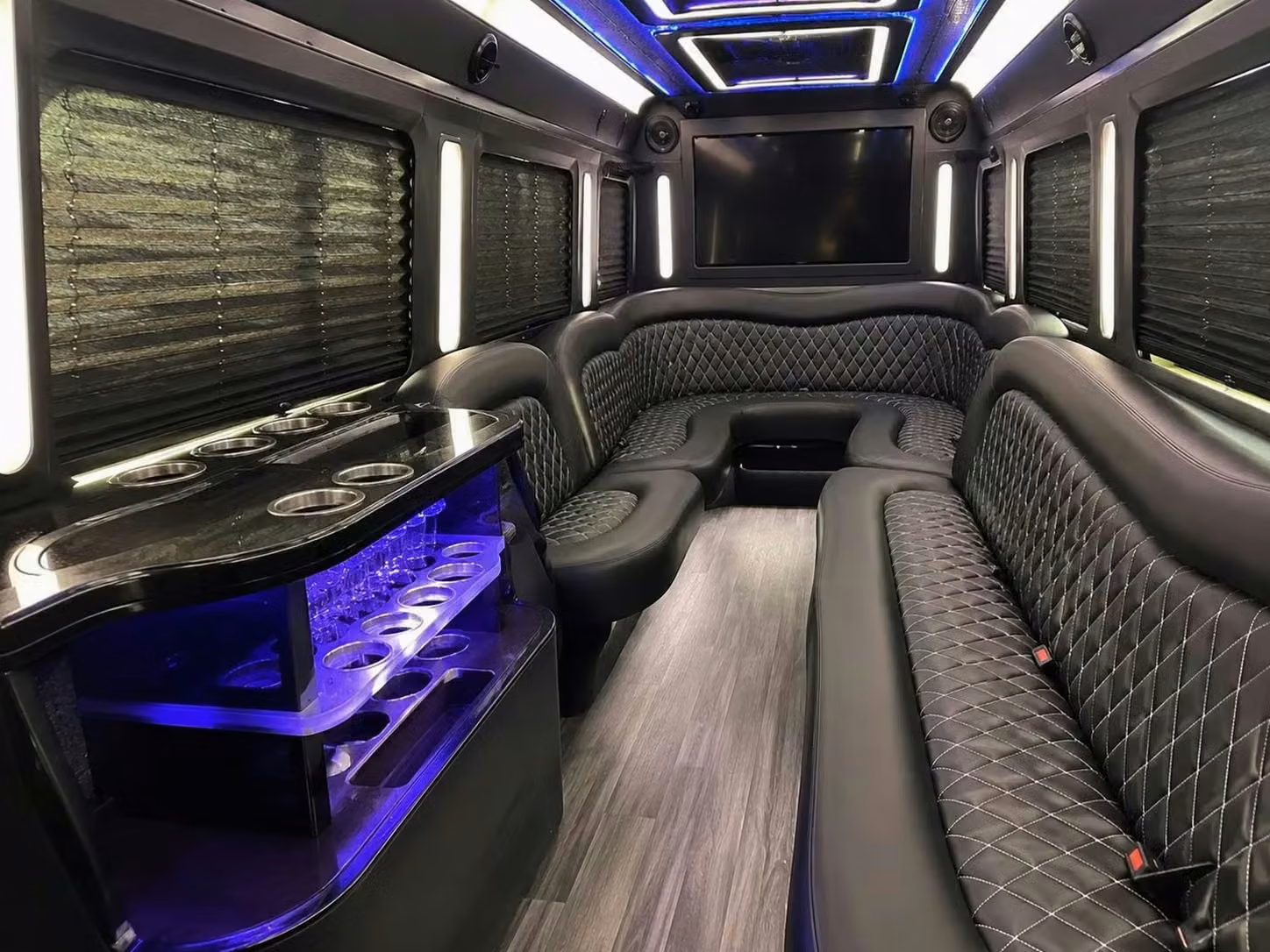 fort wayne party bus bar area