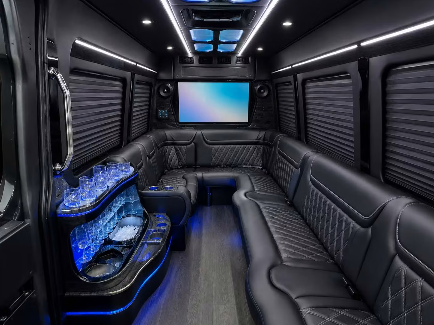 fort wayne school trip charter buses with gps tracking seatbelts and pa systems