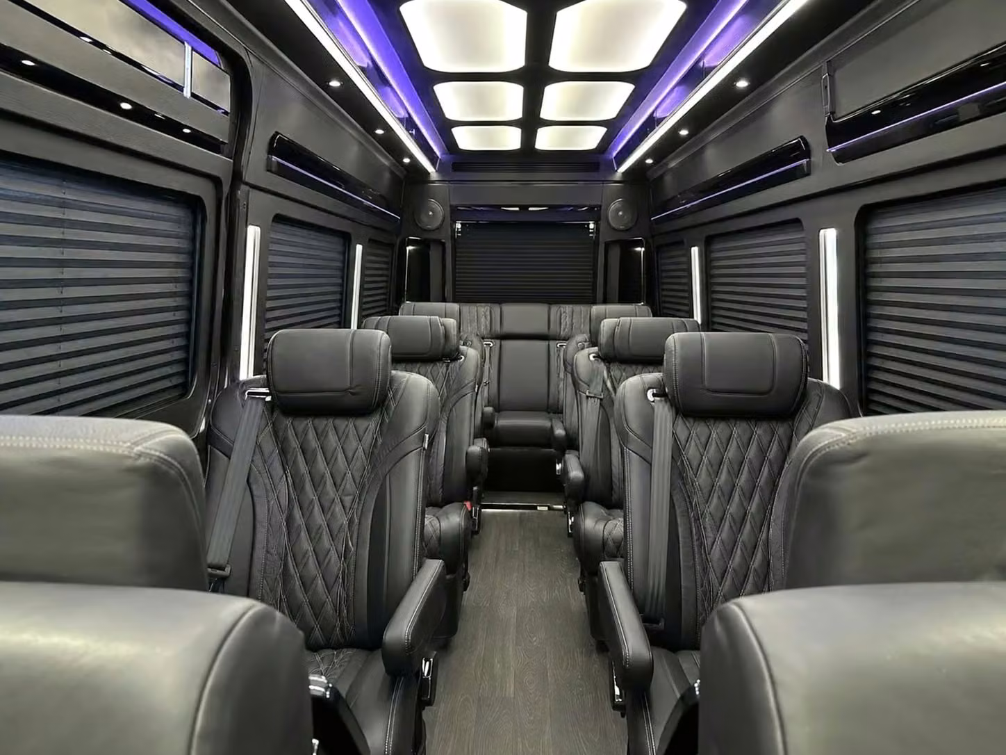 fort wayne sprinter van rental with driver reclining seats