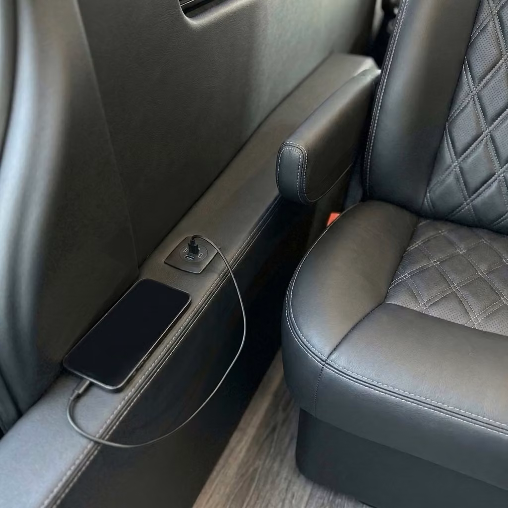 fort wayne sprinter van rental with driver usb charging
