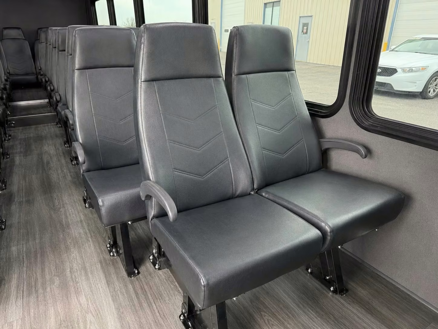 15 passenger minibus inside