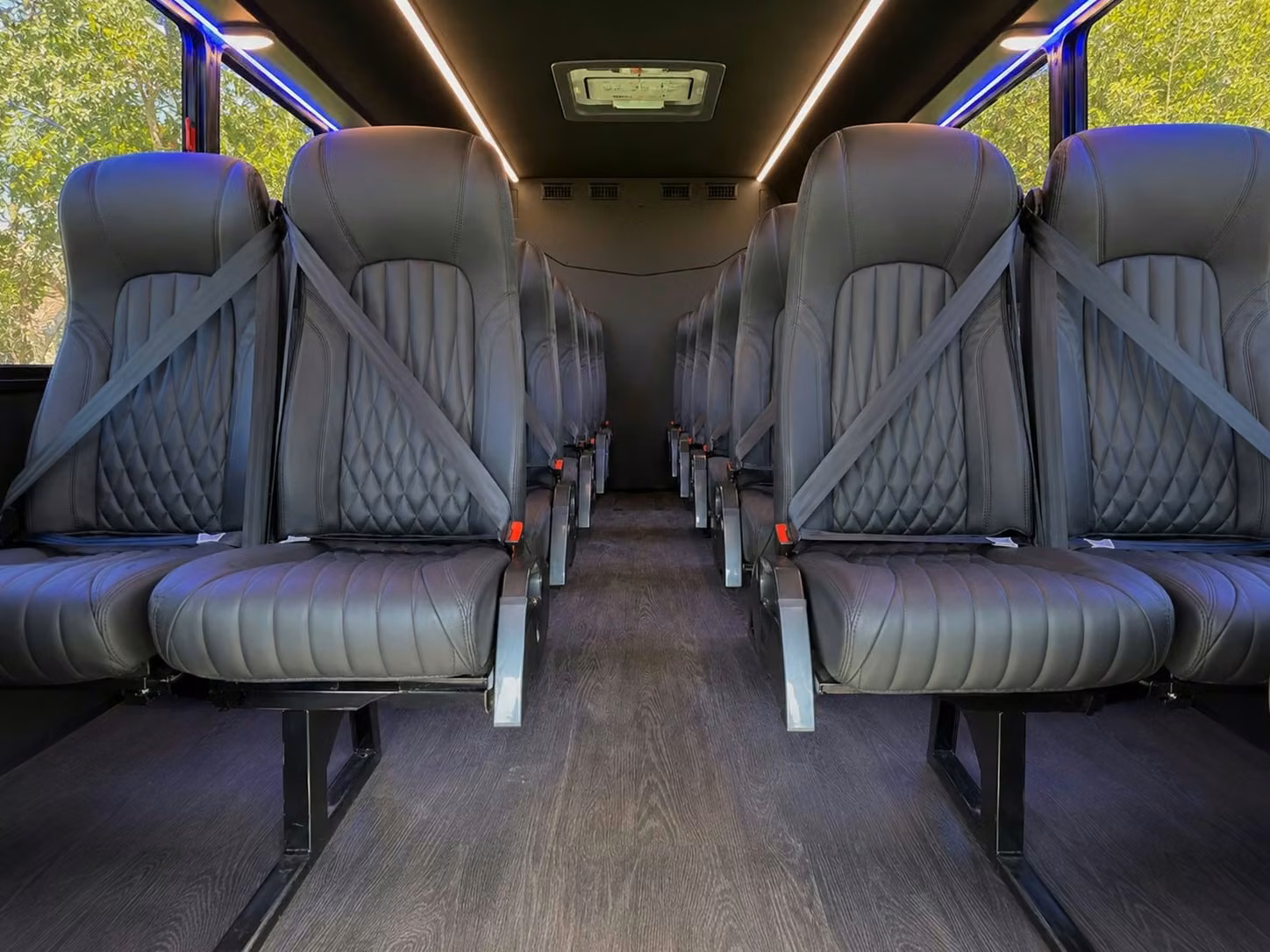 20 passenger minibus interior