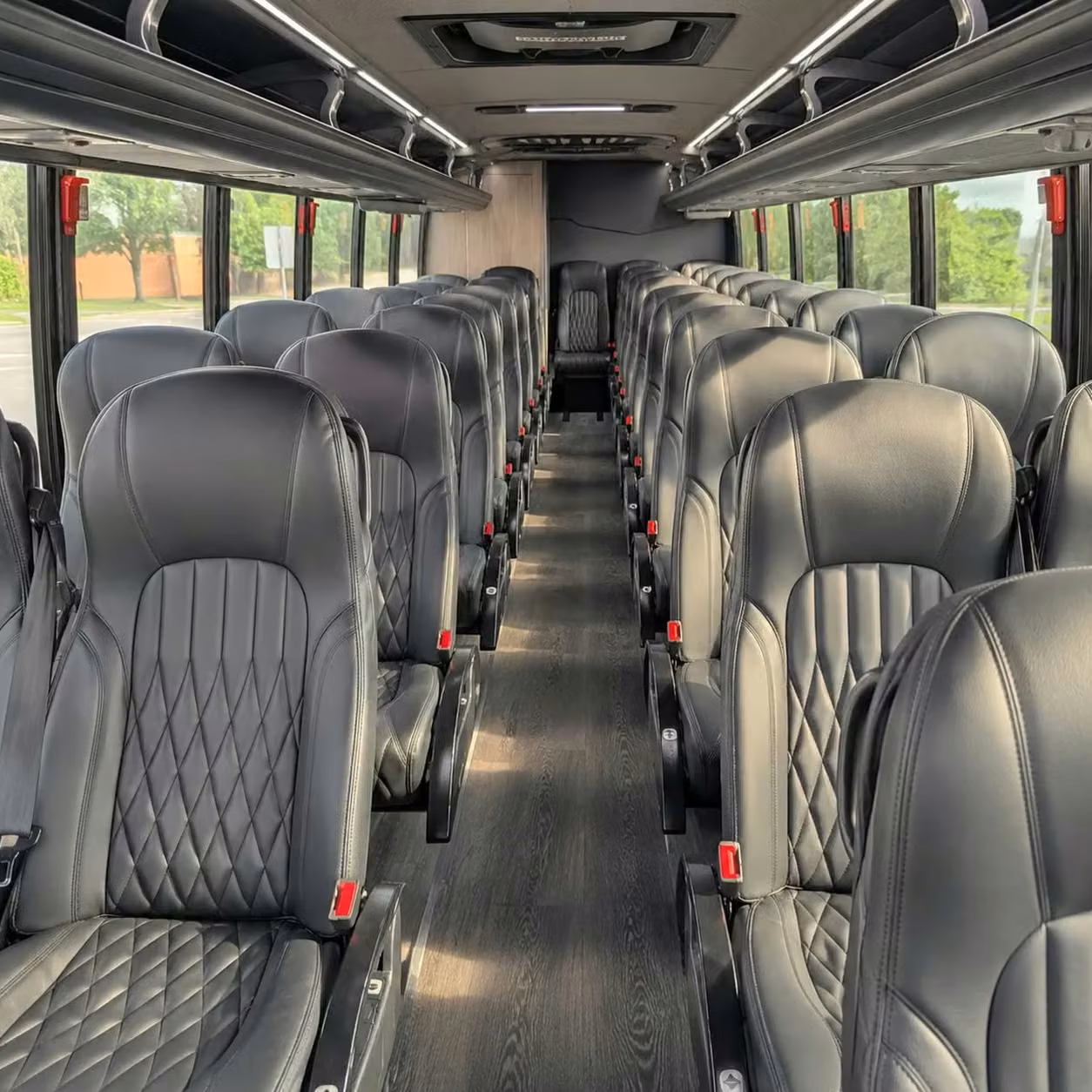 30 passenger minibus interior